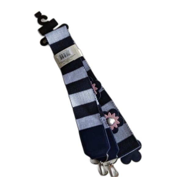 Simplicity Purse  Cell Phone Strap Stripes Color Block Flower Clips Crafts Arts - Picture 6 of 7